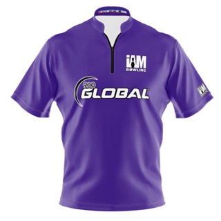 เสื้อโปโล 3D พิมพ์ลายโบว์ลิ่ง 900 Global DS 1610-9G