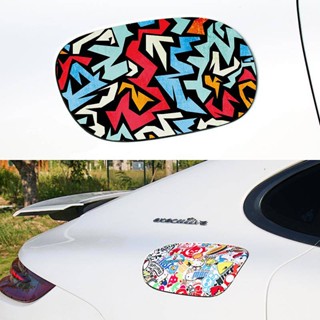 Car Stickers Scratches Creative Blocking Special Stickers Decorative Graffiti Car Decal Fuel Tank Cover Fuel Tank Cap Automobile Sticker Cute stickers Car fuel tank cap decoration