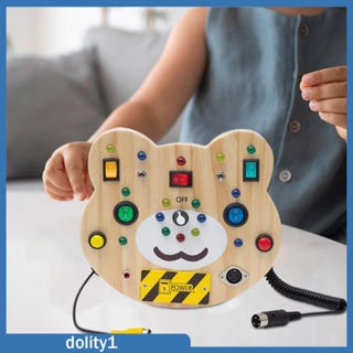 [Dolity1] บอร์ดไม้ Montessori ของเล่นสําหรับเด็กอายุ 2 3 4 2 3 4 ปี