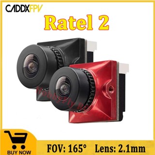 Caddxfpv Ratel 2 V2 FPV เลนส์กล้อง 2.1 มม. 16:9/4:3 NTSC/PAL 19*19 มม. สําหรับโดรนแข่งขัน FPV