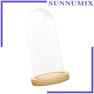 [Sunnimix] เคสแก้วใส ทรงโดมแก้ว ลายดอกไม้ สําหรับใส่เหรียญ ปาร์ตี้ งานแต่งงาน