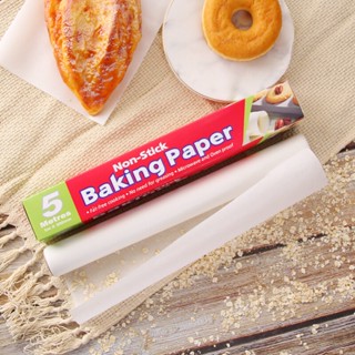 กระดาษไข กระดาษไขรองอบ Baking Paper กว้าง 30cm ยาว 5เมตร