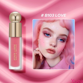 Beauty Glazed Original Waterproof Blush Matte Cross-border Moisturizing Easy To Push Liquid Blush yuee