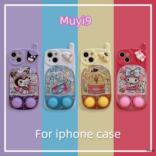 SANRIO Ins เคสโทรศัพท์มือถือนิ่ม กันตก ลายการ์ตูนซานริโอ้ 3D สําหรับ IPhone14ProMax 13ProMax I12 Pro MAX i11 PM 14 13Pro