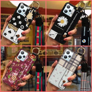 cute silicone Phone Case For Blackview A53/A53 Pro Wrist Strap cartoon TPU Lanyard waterproof Anti-knock Shockproof