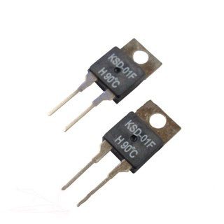 พัดลมควบคุมอุณหภูมิ เปิด ปิด KSD-01F JUC-31F 45 องศา 10 ชิ้น to-220