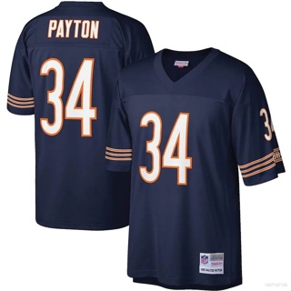 เสื้อกีฬาแขนสั้น ลายทีมชาติฟุตบอล Camiseta Solta Chicago Bears NFL พลัสไซซ์ สไตล์เรโทร สําหรับผู้ชาย และผู้หญิง