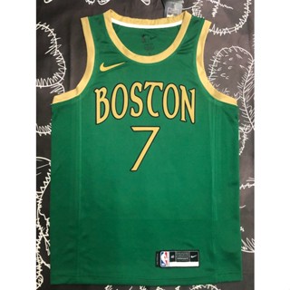 Nba Boston Celtics No. ฮอตแอนด์เอนกประสงค์ เสื้อกีฬาบาสเก็ตบอล 7 สีน้ําตาล สีเขียว 2020 294668