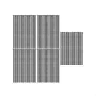 5pcs Lightweight Breathable Flower DIY Rectangle Fiberglass Indoor Outdoor For Plant Containers Pot Hole Mesh Pad