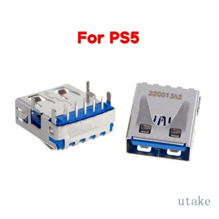 Utakee พอร์ตซ็อกเก็ตชาร์จ สําหรับจอย PS5 Type-A USB