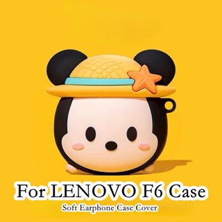 【Trend Front】เคสหูฟัง แบบนิ่ม ลายการ์ตูนดิสนีย์ สําหรับ LENOVO F6 F6