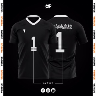 พร้อมส่ง เสื้อกีฬาแขนสั้น ลาย Haikyuu Inarizaki