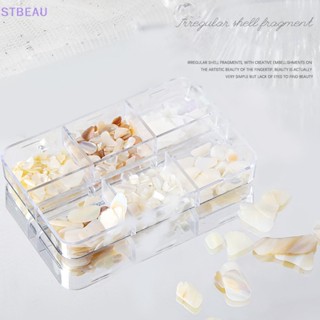 [cxSTBEAU] อุปกรณ์ตกแต่งเล็บ รูปเปลือกหอยเป๋าฮื้อ 3D 6 ช่อง DIY