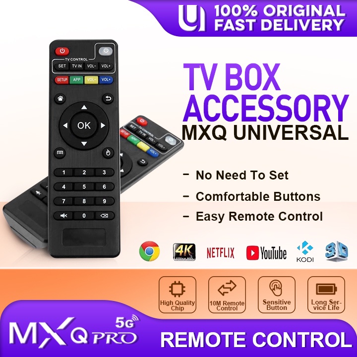 MXQ Universal รีโมทคอนโทรล Android TV อุปกรณ์เสริมสําหรับ MXQ MXQ PRO MX4K M8S