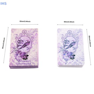 [IHS] การ์ดเกมกระดาน Lavender Lenormand Oracle สําหรับครอบครัว ผู้เริ่มต้น