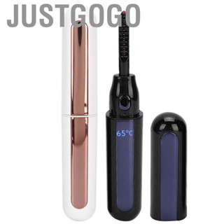 Justgogo Eyelash Curler Natural Electric Fast Heating Long Lasting