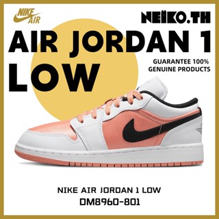 Sneakers&lt;Air Jordan 1 Low&gt;DM8960-801 100%แท้ White pink black