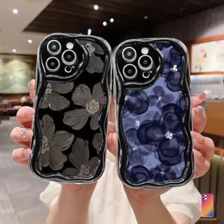 เคสนิ่ม ขอบโค้ง ลายดอกทิวลิป 3D สําหรับ Redmi Note 8 10S 9S 11 11S 12 12S 9 10 PRO MAX Redmi 10 9 10X 10C 12 12C 11A A1 A2 A1+ A2+ 9A 9AT 9i 9C NFC 9T 9 Power POCO C50 C55 M2 M3 X3 2 PRO NFC