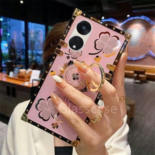 เคสโทรศัพท์มือถือ กันกระแทก พร้อมแหวนขาตั้ง ประดับเพชรเทียม สําหรับ Oppo Reno 8T A78 A58 5G Reno8 T 5G