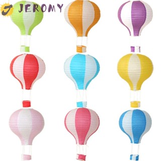 Jeromy โคมไฟกระดาษ ทรงบอลลูน ขนาด 12 นิ้ว 30 ซม. สําหรับแขวนตกแต่งห้องนอน งานวันเกิด งานแต่งงาน DIY