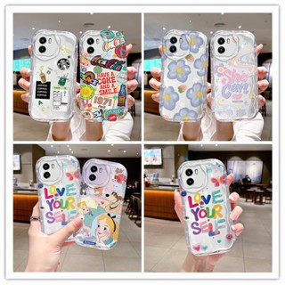 เคส vivo y15s เคส vivo y15a vivo y01 เคสโทรศัพท์มือถือแบบใส ลายครีม สําหรับ vivo y15s y01 y15a