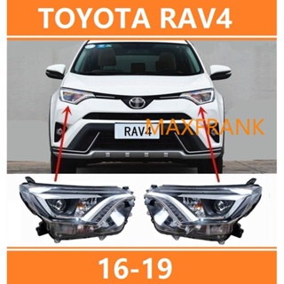 หลอดไฟหน้ารถยนต์ สําหรับ Toyota Rav4 2016-2019  ไฟหน้า​ /เลนส์ไฟหน้า/ไฟหน้าสําหรับ/ไฟท้าย