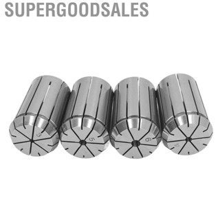 Supergoodsales 4Pcs Collet Chuck Spring Steel Accuracy OZ25 Lathe Dia3 Dia4 Dia5 Dia6 with Wrench