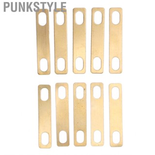 Punkstyle 10 Pcs Guitar Neck Shim Brass Corrosion Proof Universal Heightened Dso