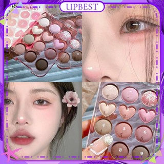 ♕ Herorange Calculate Love Eye Shadow Palette 12-color Matte Pearlescent Glitter Earth Color Eyeshadow Long Lasting Eye Makeup 2 Designs UPBEST