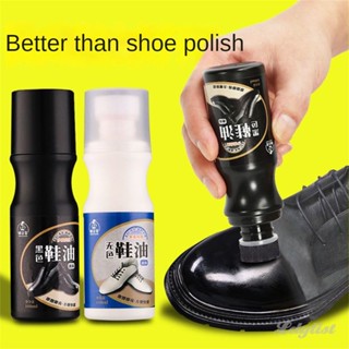 ღ 100ml น้ำมันบำรุงหนัง Universal Leather Polish Oil สีดำไม่มีสี Leather Maintenance Oil Shoe Polish Artifact Shoe Care Agent