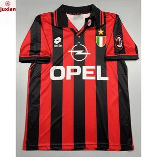 (juxian) เสื้อบอล ย้อนยุค เอซี มิลาน เหย้า 1996 Retro AC Milan Home เรโทร คลาสสิค 1996-97