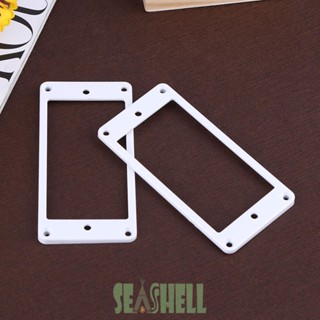 [Seashell02.th] กรอบแหวนปิ๊กอัพฮัมบัคเกอร์ ขนาด 30 มม. X 45 มม. สําหรับกีตาร์ไฟฟ้า 2 ชิ้น