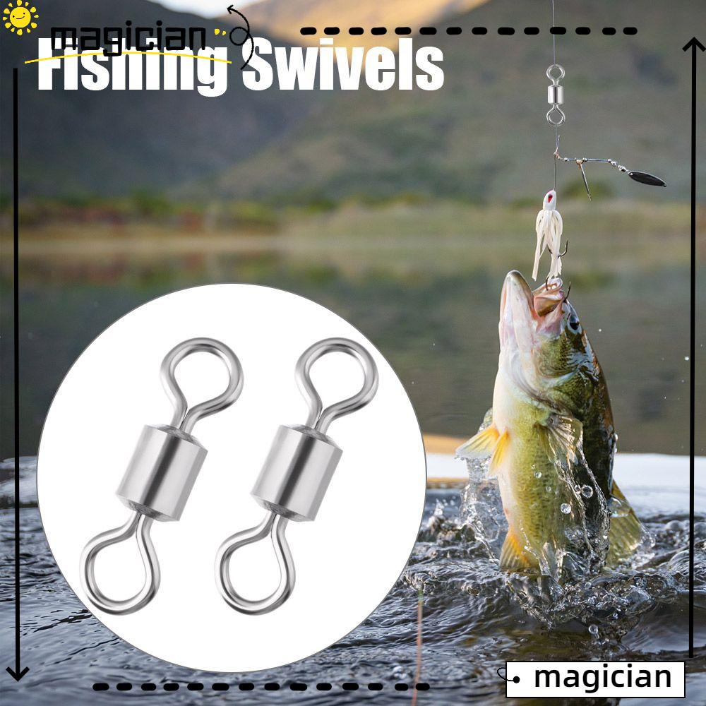 Magic ใหม่ ลูกหมุนเชื่อมต่อรอกตกปลา แบริ่ง แข็งแรงมาก หลายขนาด ทนทาน อุปกรณ์เสริม