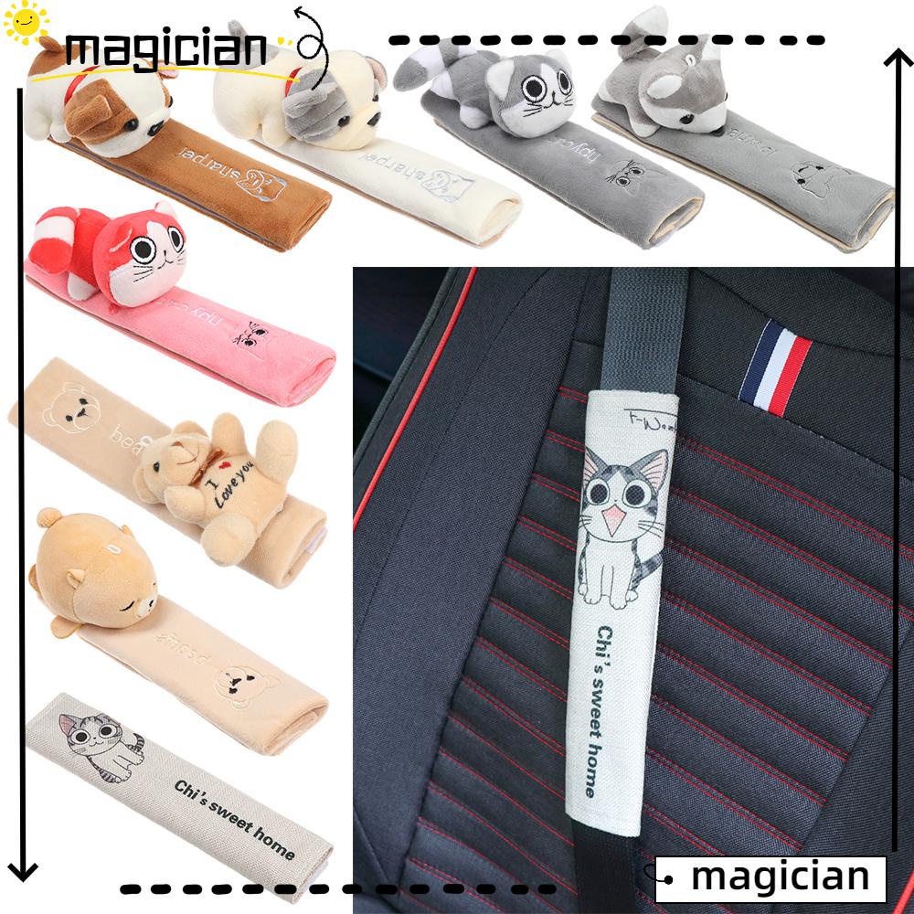 Magic ขายดี สายคล้องไหล่ ผ้าสักหลาด ลายการ์ตูนน่ารัก สามมิติ สําหรับรถยนต์
