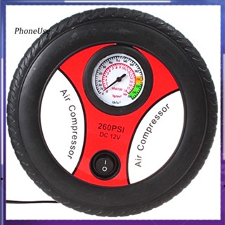 Phoneuse เครื่องปั๊มลมยางรถยนต์ แบบพกพา 260 PSI