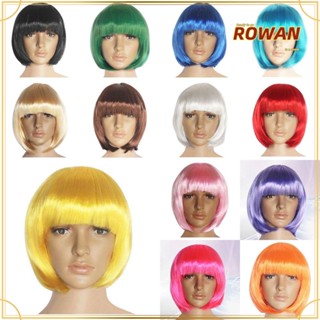 ROWANS วิกผมบ๊อบ 14 สี สําหรับปาร์ตี้ฮาโลวีน