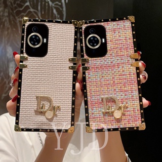 Yjd เคสโทรศัพท์มือถือ ขอบตรง กันกระแทก ลายตะกร้าสาน สําหรับ Huawei Nova 11 Pro 11i Nova 11 Ultra Lady