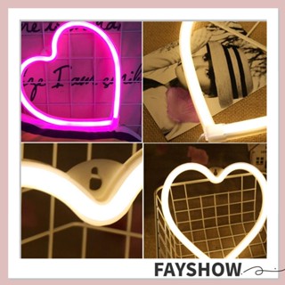 Fay โคมไฟนีออน LED สําหรับตกแต่งผนังห้องนั่งเล่น