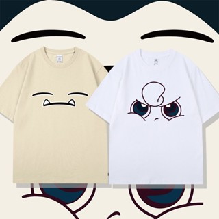 พร้อมส่ง เสื้อยืดแขนสั้น คอกลม พิมพ์ลายการ์ตูนอนิเมะ แฟชั่นฤดูร้อน สําหรับผู้ชาย และผู้หญิง