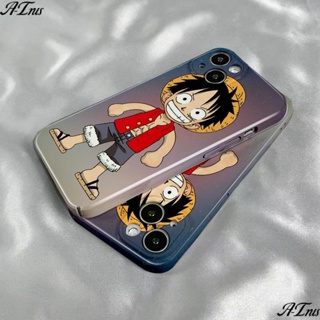 เคสโทรศัพท์มือถือแบบแข็ง ลายการ์ตูนลูฟี่น่ารัก สําหรับ Iphone 14promax 13 12 11 xs 7 8p WKQ2