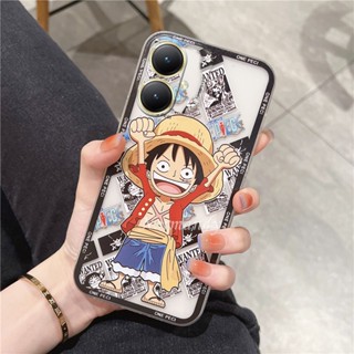 ขายดี เคสโทรศัพท์มือถือ ซิลิโคนนุ่ม TPU ใส กันรอยกล้อง ลายการ์ตูนน่ารัก สร้างสรรค์ สําหรับ VIVO Y27 Y78 Y36 Y02T Y02A 4G 5G 2023