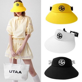 Korean Version New Style utaa Hat High-End Ladies Golf Cap Big Brim Hat Topless Sunscreen UV Protection