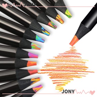 Jy1 ดินสอสีไม้ ไล่โทนสีรุ้ง 8/12 สี คุณภาพสูง 8/12 สี สําหรับนักเรียน ของขวัญ