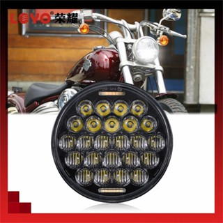 ไฟหน้า LED 5d 75W 5.7 นิ้ว สําหรับ Harley