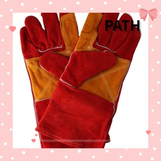 PATH ถุงมือเชื่อม ป้องกันความร้อน อุปกรณ์เสริม สําหรับเตาผิง บาร์บีคิว