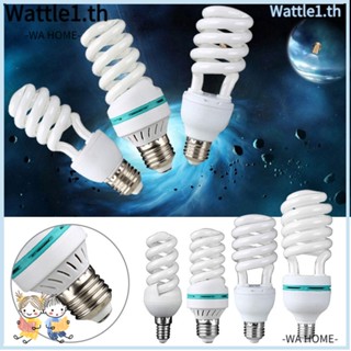 Wttle ใหม่ หลอดไฟเกลียว สีขาว 15-105W E27 AC220V สไตล์เรโทร สําหรับตกแต่งบ้าน