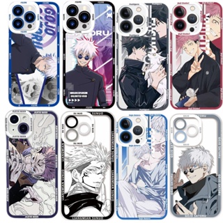 เคสโทรศัพท์มือถือ TPU ใส แบบนิ่ม ลาย Jujutsu Kaisen Gojo Satoru Megumi Ryomen Sukuna สําหรับ Xiaomi Redmi Note 12 4G Redmi A1 12C 10C 9T 8