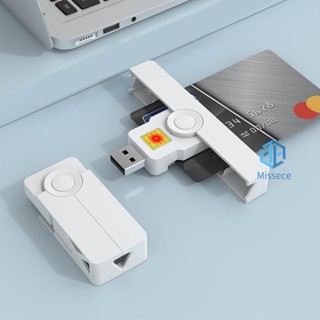 เครื่องอ่านการ์ด USB 2.0 Type-C ID CAC แบบพกพา สําหรับใบรับรองดิจิทัล