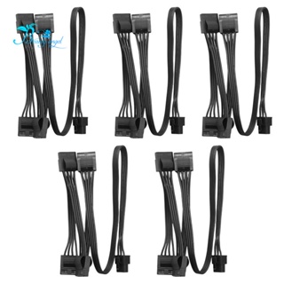 สายเคเบิลพาวเวอร์ซัพพลาย 5X 6Pin เป็น 4 Molex 6Pin เป็น 4 IDE สําหรับ CORSAIR RM1000X RM850X RM750X RM650X