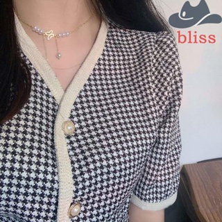 Bliss สร้อยคอโซ่ จี้ผีเสื้อ ประดับไข่มุก หรูหรา ของขวัญ สําหรับผู้หญิง